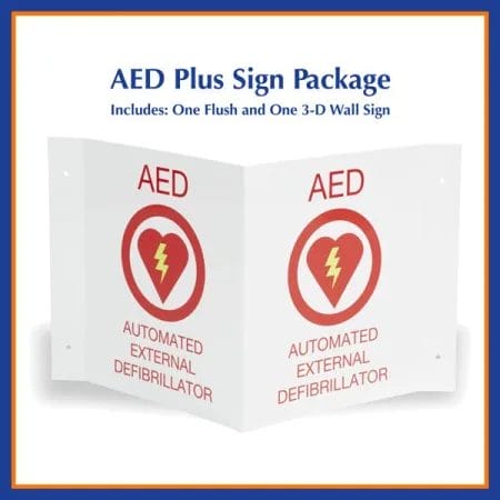 Zoll AED Plus Sign Package