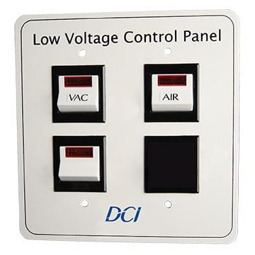 Low Voltage Triple Switch Control Panel for Dental Vacuum / Air / Water- 2902