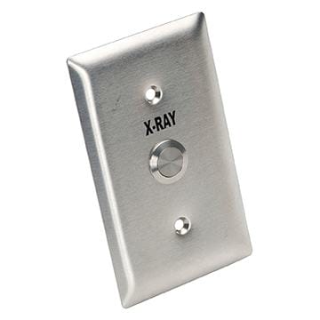 DCI 7134 X-ray Switch withStainless Plate & Recessed Xray Exposure Button