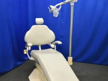 DentalEZ Dental Patient Chair with Post Mounted Light
