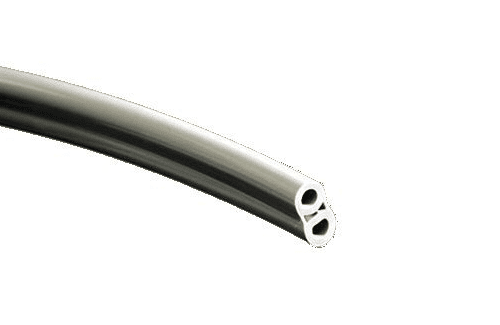Foot Control Tubing, 2 Hole, Poly Asepsis Gray; Roll of 100ft – DCI 253R