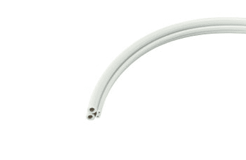 Foot Control Tubing, 4 Hole, Poly Sterling; Roll of 100ft – DCI 421R