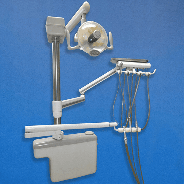 DCI Dental Side Box Delivery Unit With Assistant’s Arm & Midmark Light