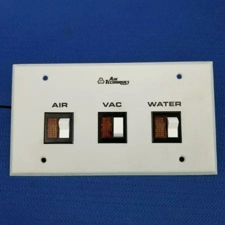 Air Techniques Air, Vac, and Water Control Switch Panel