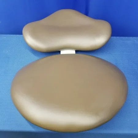 Brewer Brown Ultraleather Doctor’s Stool Upholstery with Backrest Hardware