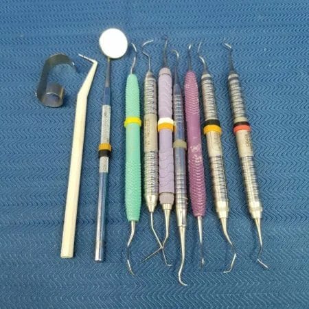 Dental Hygiene Kit Lot of Instruments
